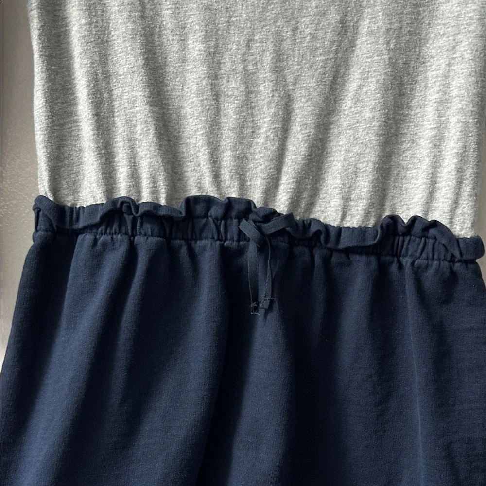 GAP Gray and Navy Long Sleeve Kids Tee